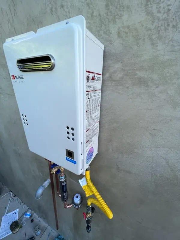 Tankless water heater installation for South Redlands homes